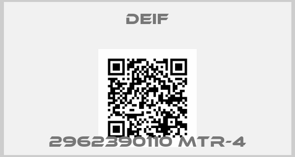 Deif-2962390110 MTR-4