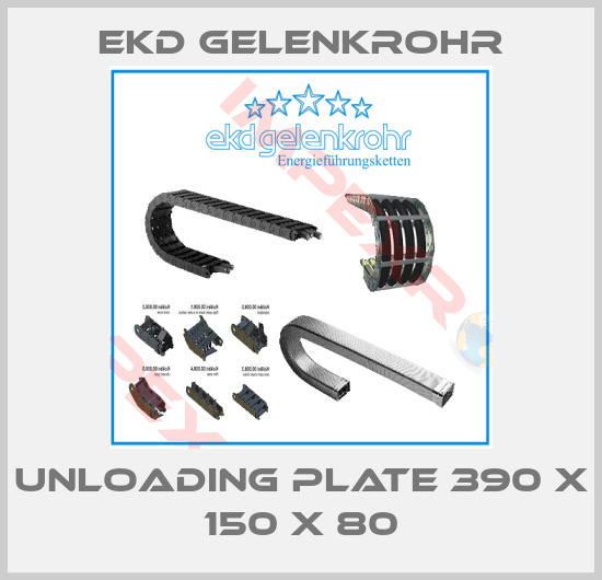 Ekd Gelenkrohr-Unloading plate 390 x 150 x 80
