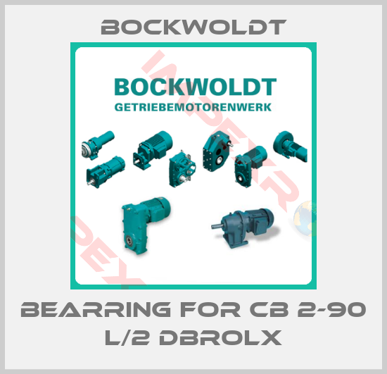 Bockwoldt-Bearring for CB 2-90 L/2 DBroLx