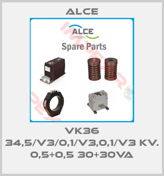 Alce-VK36 34,5/V3/0,1/V3,0,1/V3 KV. 0,5+0,5 30+30VA