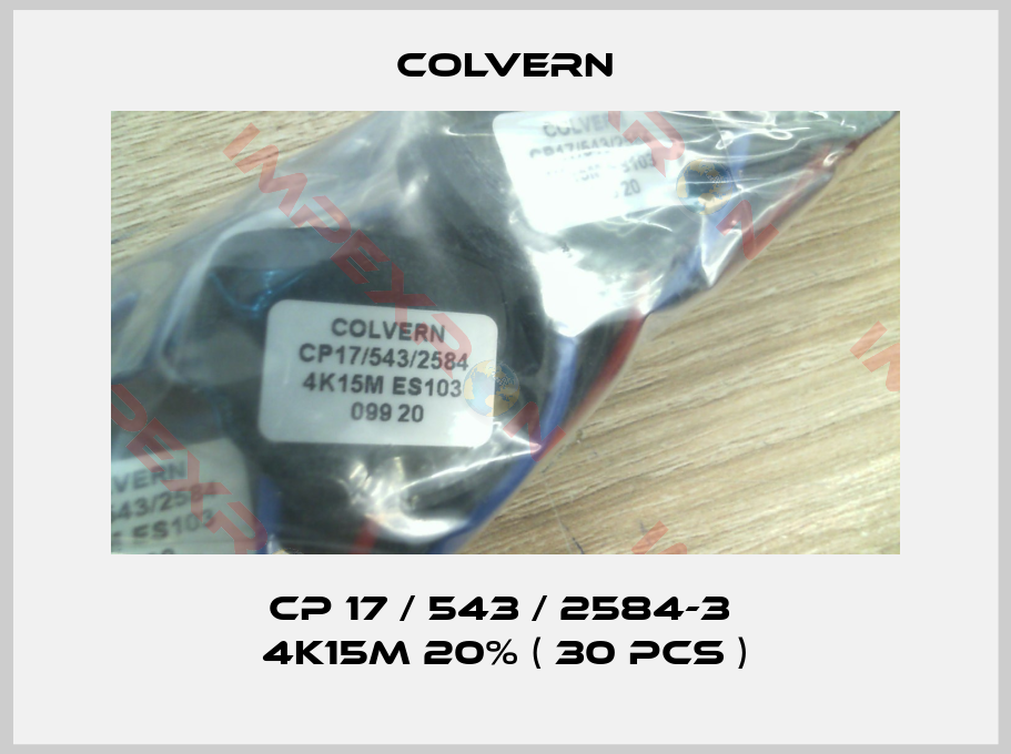 Colvern-CP 17 / 543 / 2584-3  4K15M 20% ( 30 pcs )