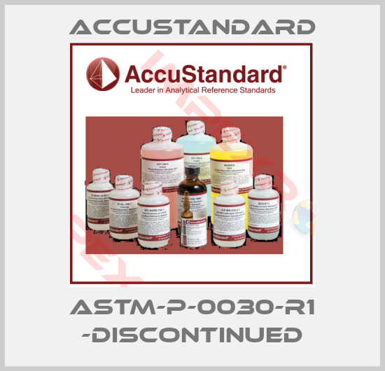 AccuStandard-ASTM-P-0030-R1 -Discontinued