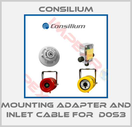 Consilium-Mounting adapter and inlet cable for  D0S3