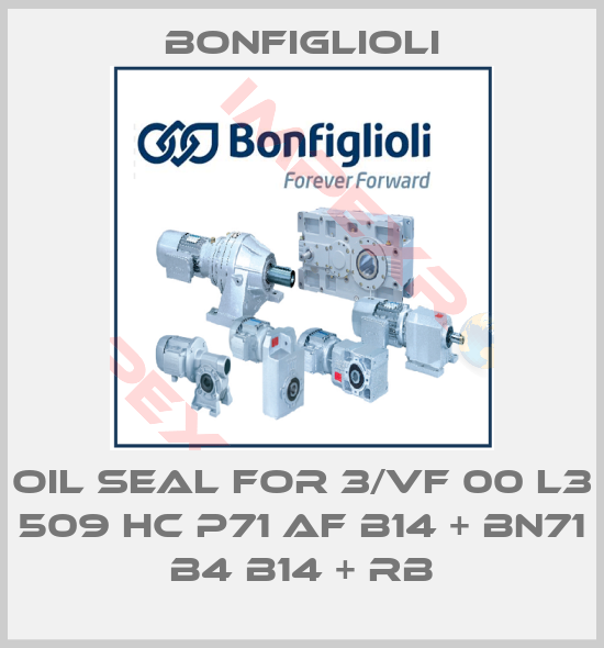 Bonfiglioli-Oil seal for 3/VF 00 L3 509 HC P71 AF B14 + BN71 B4 B14 + RB
