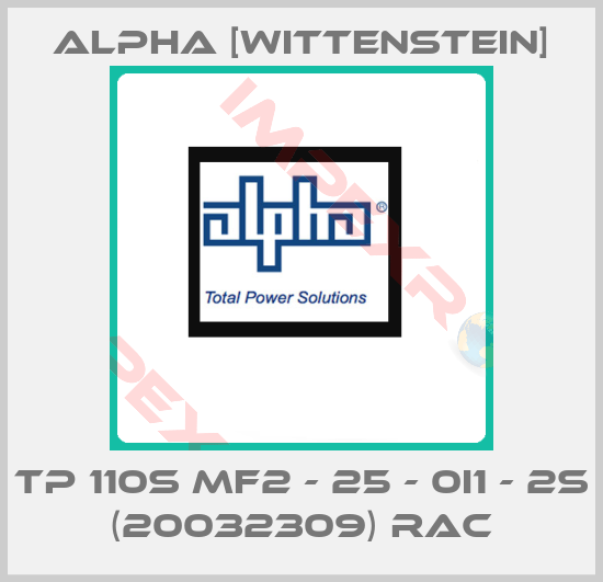 Alpha [Wittenstein]-TP 110S MF2 - 25 - 0I1 - 2S (20032309) RAC