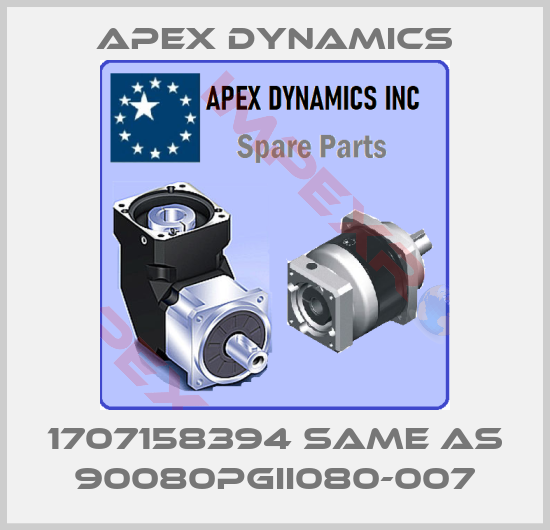 Apex Dynamics-1707158394 same as 90080PGII080-007