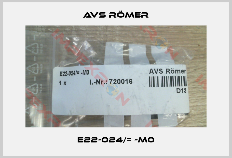 Avs Römer-E22-024/= -M0