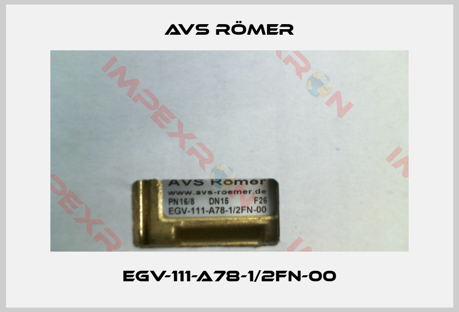 Avs Römer-EGV-111-A78-1/2FN-00