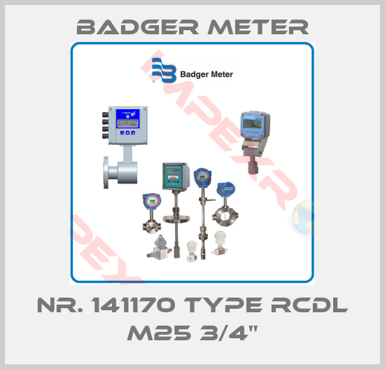 Badger Meter-Nr. 141170 Type RCDL M25 3/4"