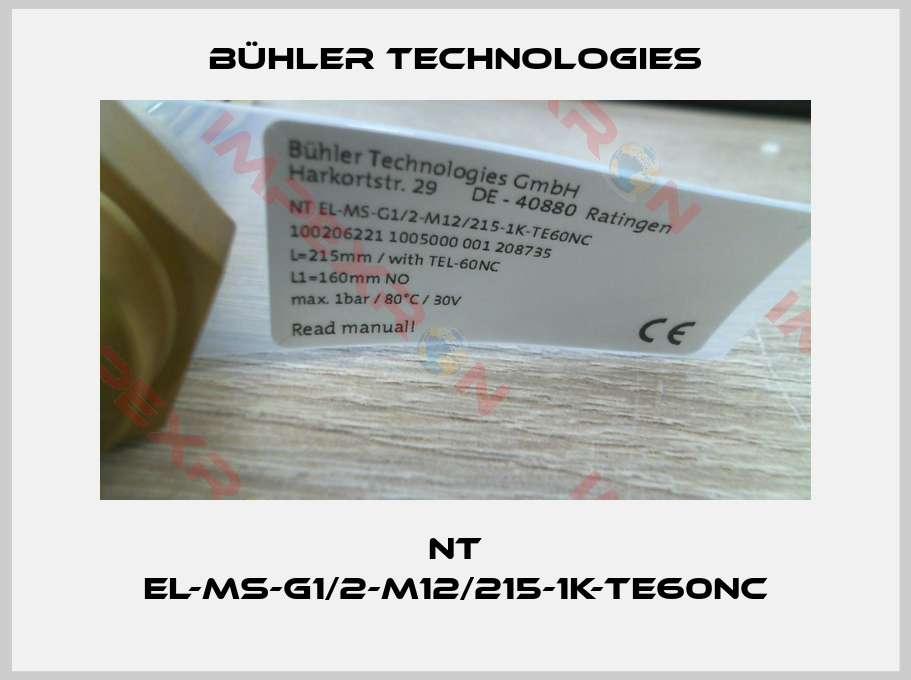 Bühler Technologies-NT EL-MS-G1/2-M12/215-1K-TE60NC