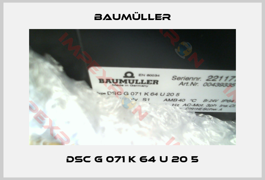 Baumüller-DSC G 071 K 64 U 20 5