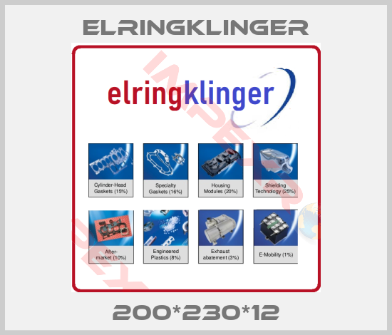 ElringKlinger-200*230*12
