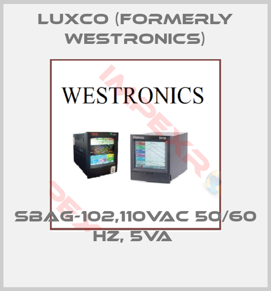 Luxco (formerly Westronics)-SBAG-102,110VAC 50/60 HZ, 5VA 