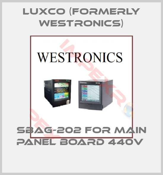 Luxco (formerly Westronics)-SBAG-202 FOR MAIN PANEL BOARD 440V 