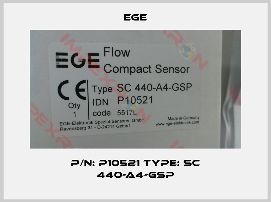 Ege-P/N: P10521 Type: SC 440-A4-GSP