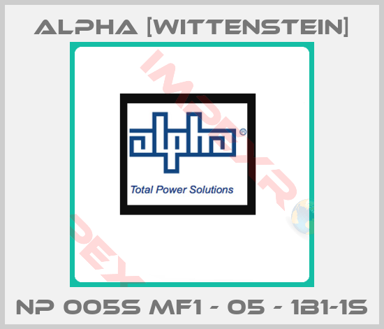 Alpha [Wittenstein]-NP 005S MF1 - 05 - 1B1-1S