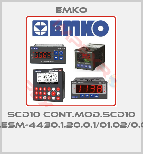 EMKO-SCD10 CONT.MOD.SCD10 TOD,ESM-4430.1.20.0.1/01.02/0.0.0.0 