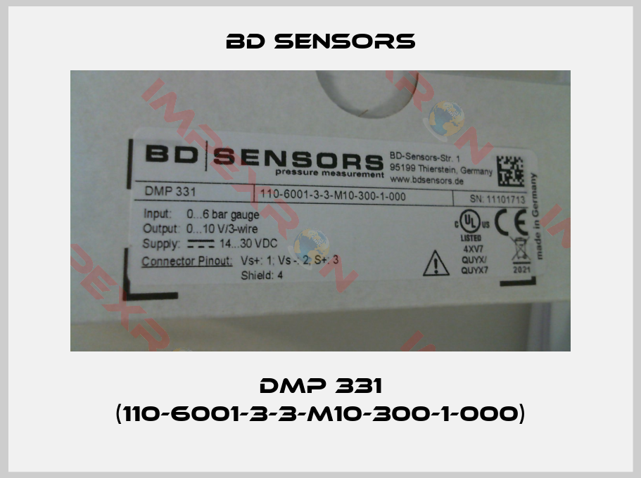Bd Sensors-DMP 331 (110-6001-3-3-M10-300-1-000)