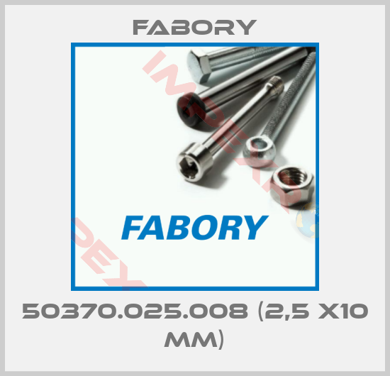 Fabory-50370.025.008 (2,5 x10 mm)