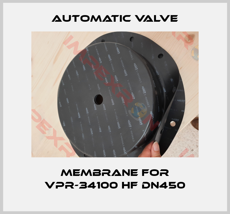Automatic Valve-Membrane for VPR-34100 HF DN450