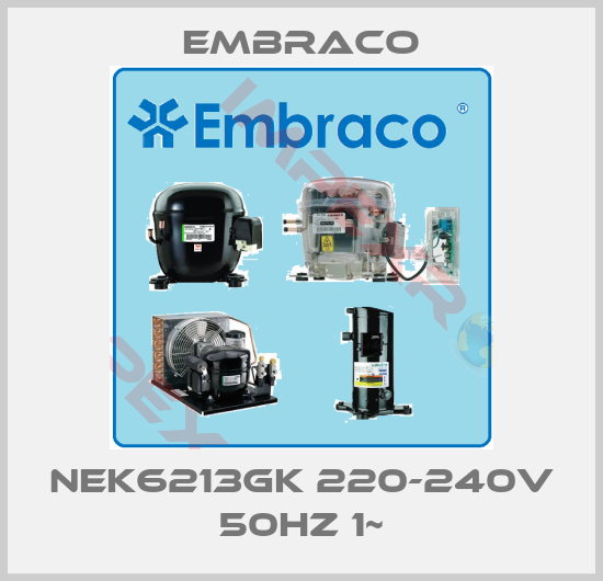 Embraco-NEK6213GK 220-240V 50Hz 1~