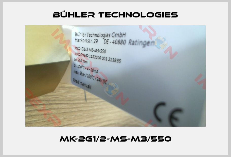 Bühler Technologies-MK-2G1/2-MS-M3/550
