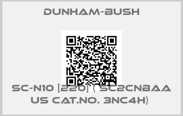 Dunham-Bush-SC-N10 [220] ( SC2CNBAA US CAT.NO. 3NC4H) 
