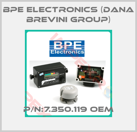BPE Electronics (Dana Brevini Group)-P/N:7.350.119 OEM