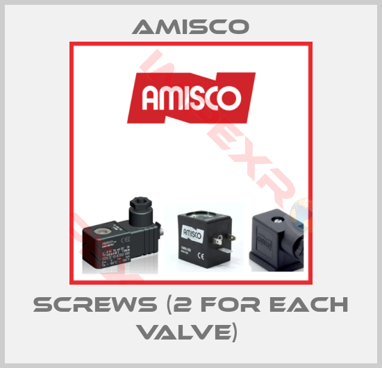 Amisco-SCREWS (2 FOR EACH VALVE) 