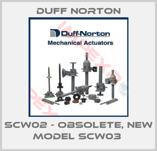 Duff Norton-SCW02 - OBSOLETE, NEW MODEL SCW03 