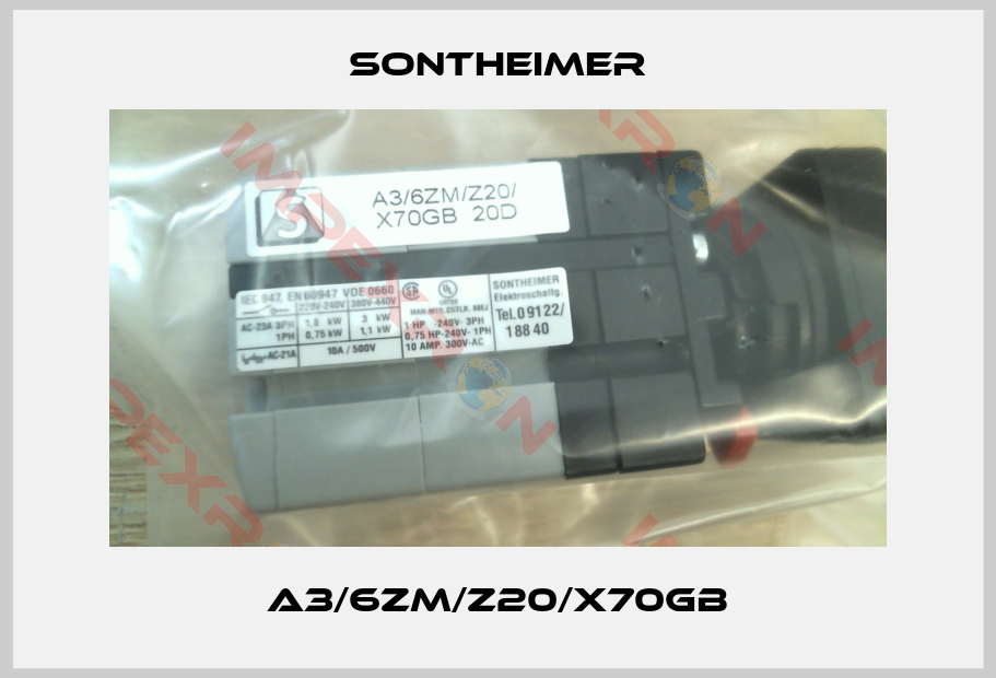 Sontheimer-A3/6ZM/Z20/X70GB