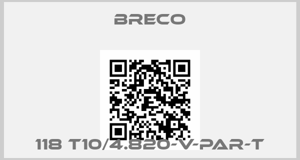Breco-118 T10/4.820-V-PAR-T
