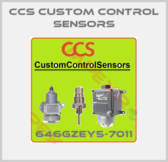 CCS Custom Control Sensors-646GZEY5-7011