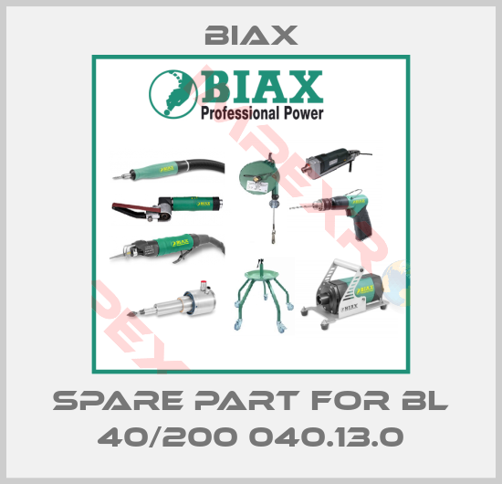 Biax-Spare part for BL 40/200 040.13.0