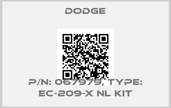 Dodge-p/n: 067979, Type: EC-209-X NL KIT
