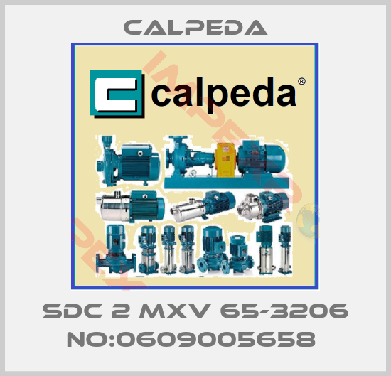 Calpeda-SDC 2 MXV 65-3206 NO:0609005658 