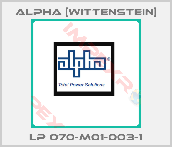 Alpha [Wittenstein]- LP 070-M01-003-1