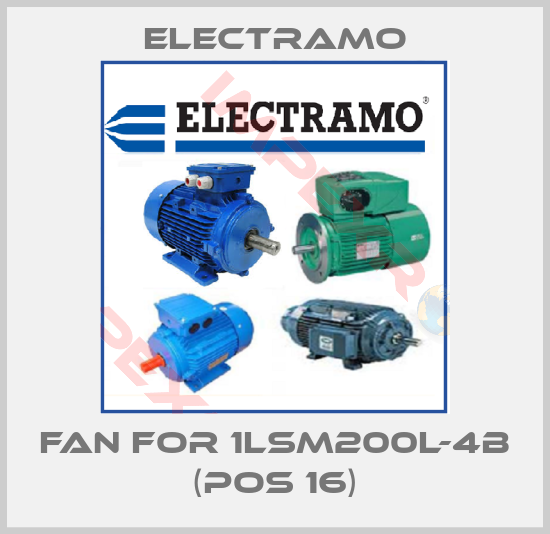 Electramo-fan for 1LSM200L-4B (Pos 16)