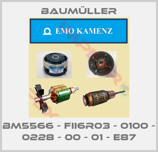 Baumüller-BM5566 - FII6R03 - 0100 - 0228 - 00 - 01 - E87