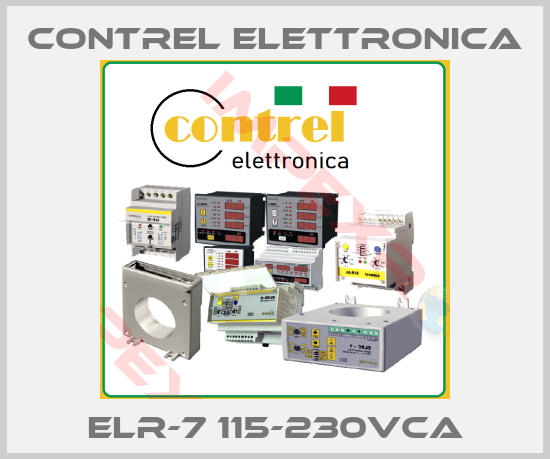 Contrel Elettronica-ELR-7 115-230Vca