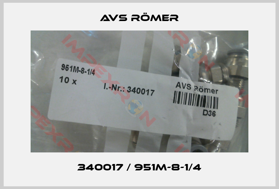 Avs Römer-340017 / 951M-8-1/4