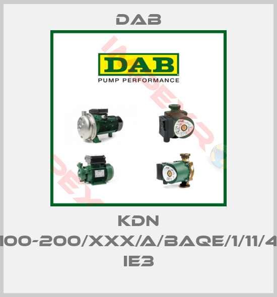 DAB-KDN 100-200/XXX/A/BAQE/1/11/4 IE3