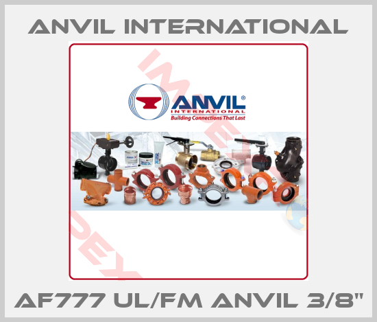 Anvil International-AF777 UL/FM Anvil 3/8"