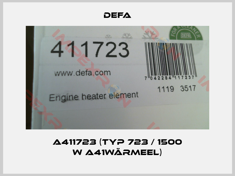 Defa-A411723 (Typ 723 / 1500 W A41WÄRMEEL)