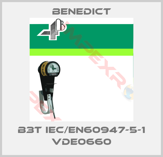 Benedict-B3T IEC/EN60947-5-1 VDE0660
