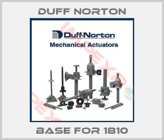 Duff Norton-Base for 1810