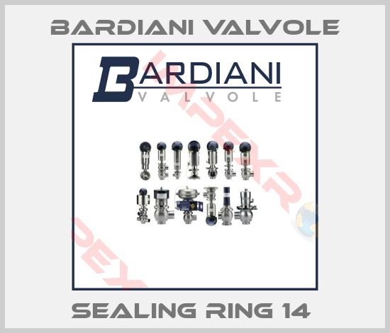 Bardiani Valvole-SEALING RING 14 