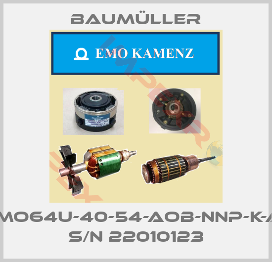 Baumüller-DSP1-071MO64U-40-54-AOB-NNP-K-AN-O-000 s/n 22010123