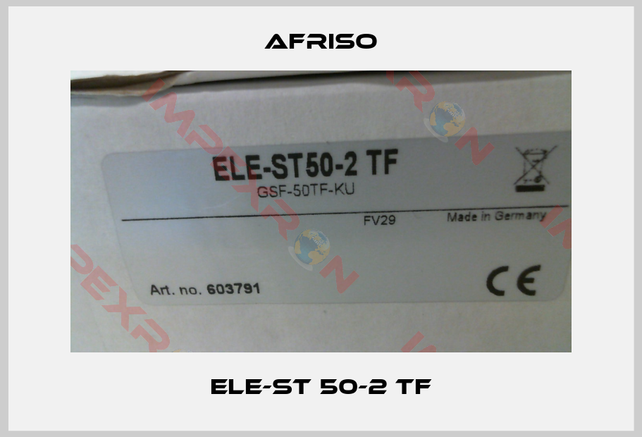 Afriso-ELE-ST 50-2 TF