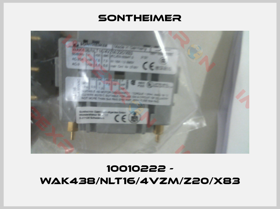 Sontheimer-10010222 - WAK438/NLT16/4VZM/Z20/X83